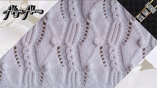 #589 - TEJIDO A DOS AGUJAS / knitting patterns / Alisson . A