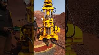 Core Drilling in Iron Mines (RD-60 Drill machine ) , original sound.