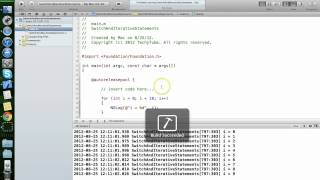 Switch and Iterative statements in Objective C
