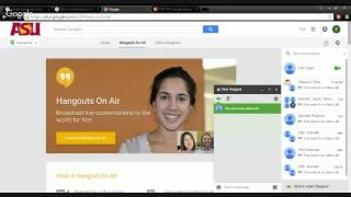 COM 225 Google Hangouts On-Air Tutorial