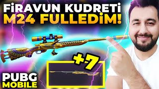 FİRAVUN KUDRETİ M24 FULLEDİM 7.SEVİYE / PUBG MOBILE ÇARK ÇEVİRDİK