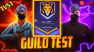 🛑LIVE GUILD TEST 1VS2 / FF LIVE | GUILD TEST LIVE / FREE FIRE LIVE |🥵😺 #gyangaming #freefirelive