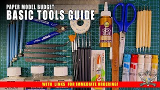 PAPER MODEL AIRCRAFT TOOLS - BASIC TOOL GUIDE
