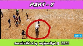 மிரட்டிய காளைகள்//வெளினிப்பட்டி மஞ்சுவிரட்டு 2022 // velinipatti manjuvirattu (PART 2)