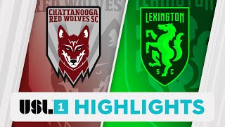 10.26.2024 | Chattanooga Red Wolves SC vs. Lexington SC - Game Highlights