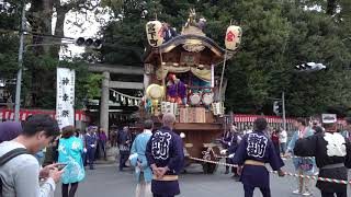 宮下町の山車が氷川神社を参拝　川越まつり2019　初日　00037