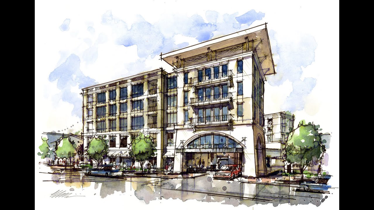 Architectural Hand Renderings