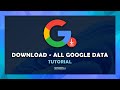 How To Download All Data From Google Account | (Tutorial)