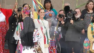 Mexico's new President Sheinbaum takes part in Indigenous ceremony | AFP