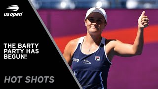Ashleigh Barty Lobs to Perfection! | 2021 US Open