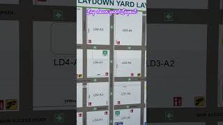 Material lay down yard layout  #layout #materialyard #safety #constructionsafety #construction