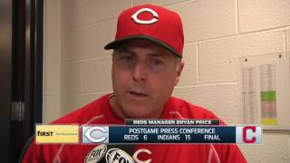 Reds' Price looks to stay optimistic with lineup