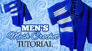 How To Crochet Men's Shirt