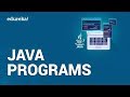Java Programs | Fibonacci Series, Factorial, Heapsort And Pattern Programs in Java | Edureka