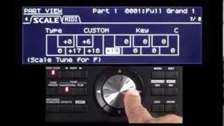 Roland Integra-7 - How to Create Custom Tuning