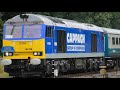 DCR Class 60s - 60028 And 60055 Arrive At Hove On The Cappagh Capital Campaigner Rail Tour