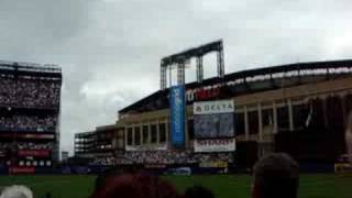 Final Mets Game - Marc Anthony sings National Anthem