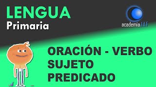 La oración: identificar verbo, sujeto y predicado