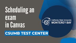 How to schedule an exam through Canvas using RegisterBlast