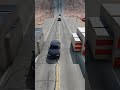 Bollard [Square] vs car crash Beamng.Drive