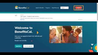 How to create an account - BenefitsCal