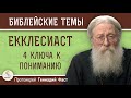 КНИГА ЕККЛЕСИАСТА. 4 ключа к пониманию.  Протоиерей Геннадий Фаст