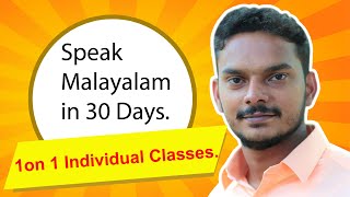 Learn Malayalam through English, Hindi or Tamil in 30 Days | English with Jintesh |