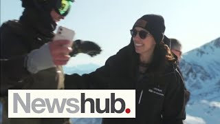 PM Ardern hits slopes as ski fields open up across New Zealand | Newshub