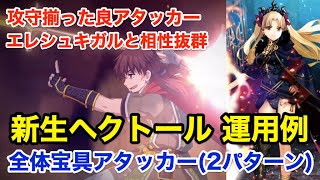 【FGO】トロイアの守護者が優秀！新生ヘクトール運用 全体宝具アタッカー(編成2パターン)【Fate/Grand Order】