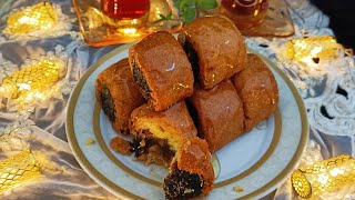 Algerian traditional honey makrout