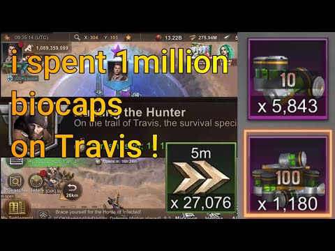 State of Survival : 1 million biocaps on Travis !