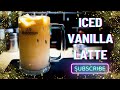 Craving a cool treat? Try this fast homemade iced vanilla latte!