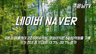 네이버 NAVER 주가 추세 분석 상승 추세 유효 구간 저점 및 파동체크 하세요.