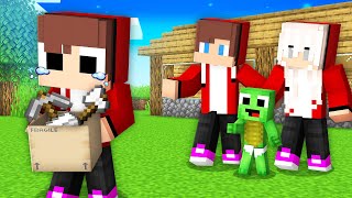 Poor BABY Maizen Loser Ran AWAY From HOME and Evil FAMILY in Minecraft! - Parody Story(JJ Mikey TV)