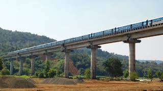 50106 Sindhudurg Passenger Crossing Shastri River (SANGAMESHWAR) : Konkan Railways