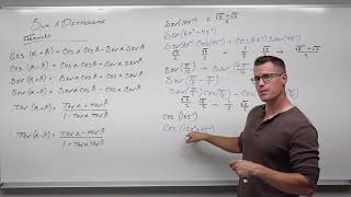 Introduction to Sum and Difference Formulas in Trigonometry (Precalculus - Trigonometry 25)