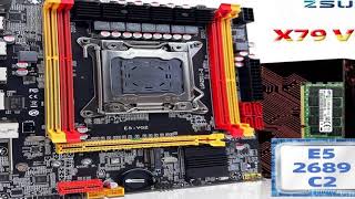 ZSUS X79 VG2 Motherboard Set Kit With Intel LGA2011 Xeon E5 2689 C2 CPU DDR3 1*16GB 1600MH