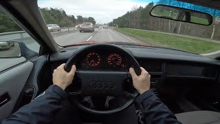 AUDI 80 B3 1.9D 50kW 1990 | 4K POV Test Drive