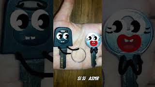 SiSi ASMR | keys 🔑 💍🔑 😍 #shorts#shortvideo#asmr#keys  #funny#animationfunnyvideo#cartoon