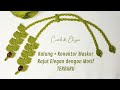 Kalung + Konektor Masker Rajut 2 in 1 Elegan | Crochet Mask Strap + Ear Saver for Beginner