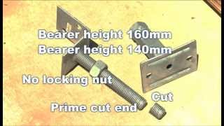 KlevaKlip Building Products Adjustable Bearer Support Install Video