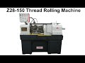 Hydraulic Thread Rolling Machine Made In China