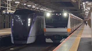 JR東日本中央線E233系T31編成各駅停車高尾行き国立駅発車(2024/7/22)