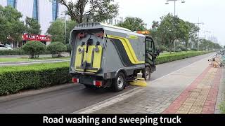 High Quality New Energy Sweeper Disk Road Sweeper Sanitation Vehicle