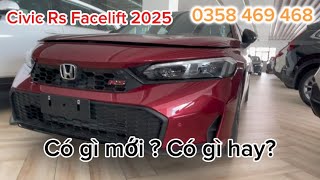 4K | Honda Civic 2025 Facelift | Nâng cập nhẹ 8 Cảm Biến Trước Sau? Liệu Khó Cho Bản Rs!