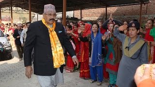 Shree Satpal Ji Maharaj Welcomed At Nepal Manav Dharma Sewa Samiti (Gaushala, Kathmandu)