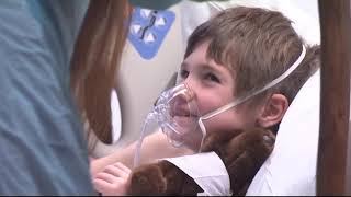 Santa delivers Christmas to pediatric patients at Billings Clinic