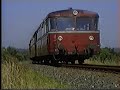 schienenbus auf der fahrt zur grünentaler hochbrücke strecke heide neumünster