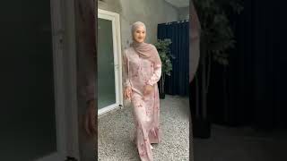 gamis rayon twill adem di pakai seharian (ada size)