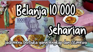 Belanja 10 ribu seharian | belanja hemat di bulan puasa 2022